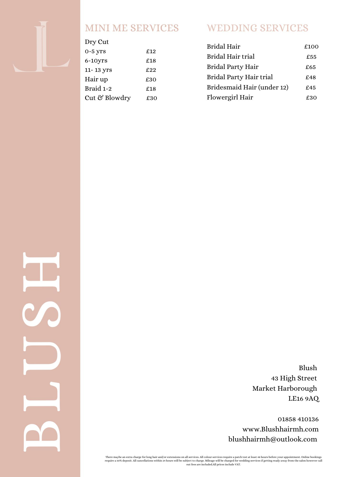 Blush on sale price list